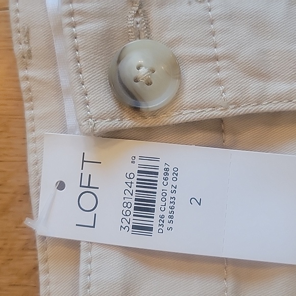 Loft Washed Twill Shorts - Picture 2 of 8